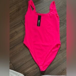 Fashion Nova Hot Pink One Piece Swimsuit